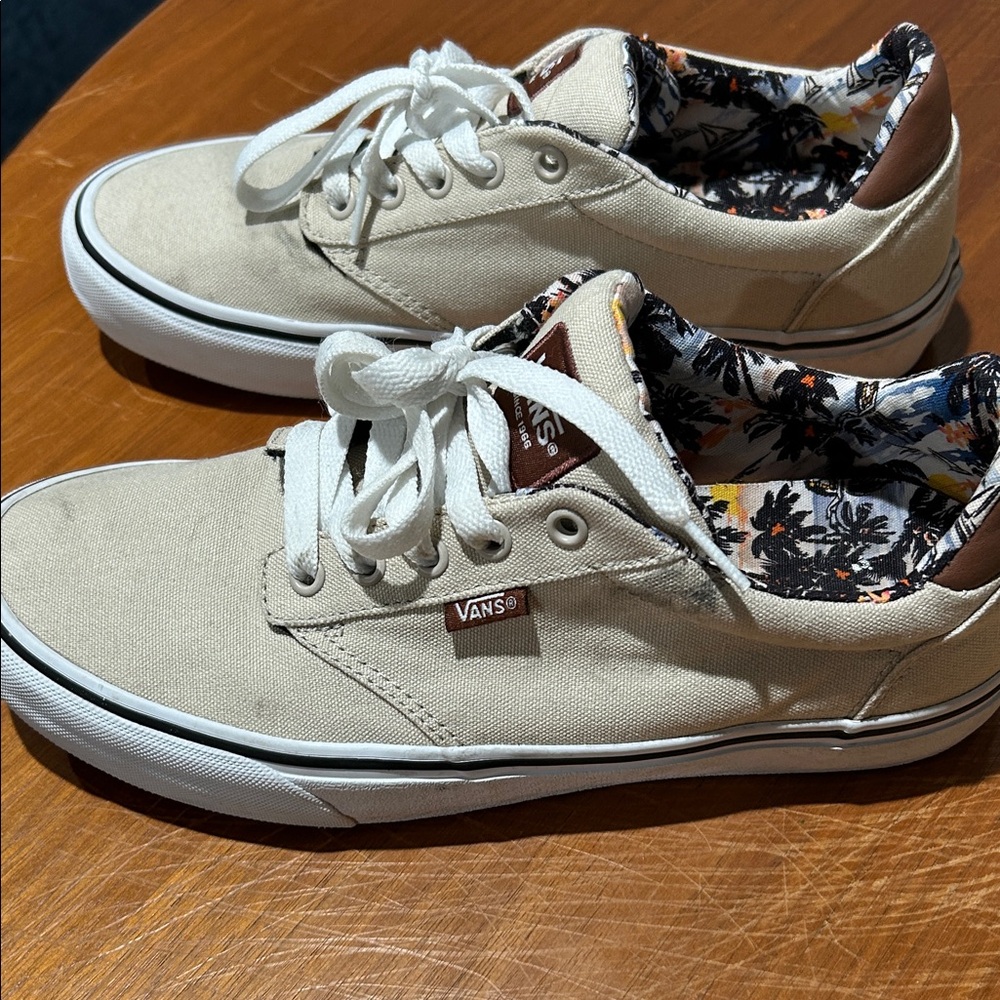 Beige Vans - Picture 3 of 6
